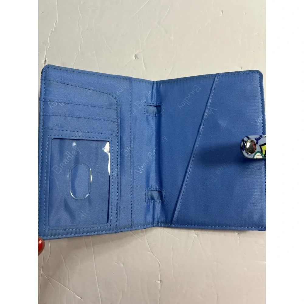 Vera Bradley Snap ID Wallet Blueberry Blooms